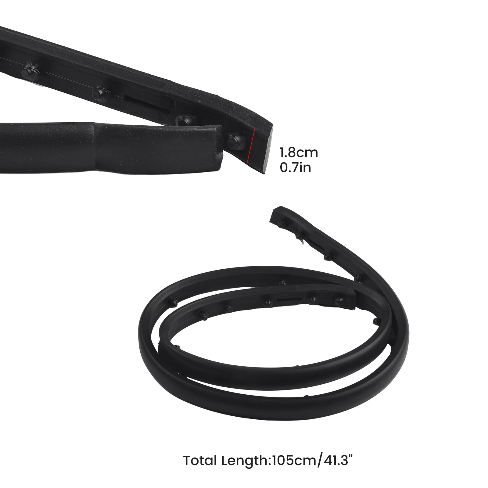 86357F2000 Seal Strip 1Pcs 2017-2018 Black Direct Replacement For Hyundai Elantra Sedan Front Rubber Trim Upper
86357F2000 Seal Strip 1Pcs 2017-2018 Black Direct Replacement For Hyundai Elantra Sedan Front Rubber Trim Upper
