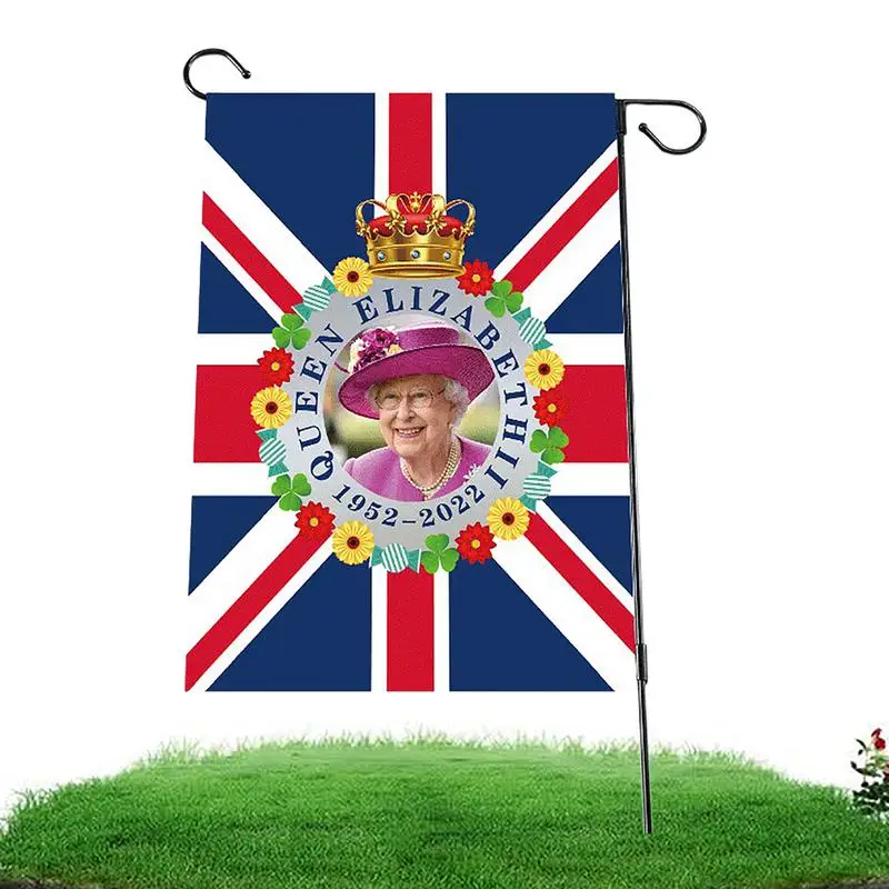 

Jubilee Bunting 2022 Flag Union Jack Flag Featuring Her Majesty The Queen 70th Anniversary Decoration For Garden Yard Party