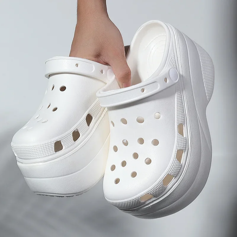 Summer Women's Shoes Thick Bottom 10cm Heels Sandals Outdoor Platform Soft Beach Shoes Trendy Sandalias De Mujer Verano 2024 New
Summer Women's Shoes Thick Bottom 10cm Heels Sandals Outdoor Platform Soft Beach Shoes Trendy Sandalias De Mujer Verano 2024 New