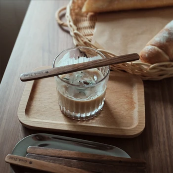 Vintage Wooden Stirring Stick Acacia Wood Handmade Coffee Stirrer TeaPot Stirring Sticks Kitchen Beverage Mixing Rod Coffeeware