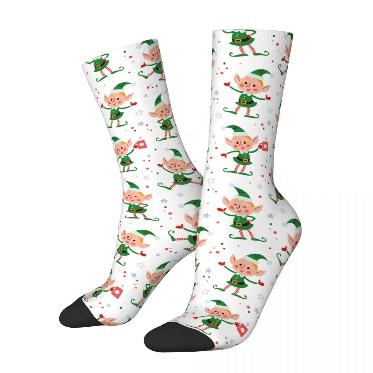 Winter Warm Cool Unisex Christmas Elf Pattern Socks Halloween Elves Sweat Absorbing Basketball Socks 
Winter Warm Cool Unisex Christmas Elf Pattern Socks Halloween Elves Sweat Absorbing Basketball Socks