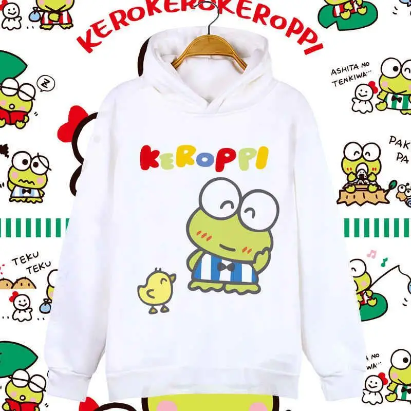 Kawaii Sanrioed Keroppi Hoodie Cute Cartoon Child Parent-Child Hooded Hoodie Pullover Jacket Anime Peripheral Festival Gift
Kawaii Sanrioed Keroppi Hoodie Cute Cartoon Child Parent-Child Hooded Hoodie Pullover Jacket Anime Peripheral Festival Gift