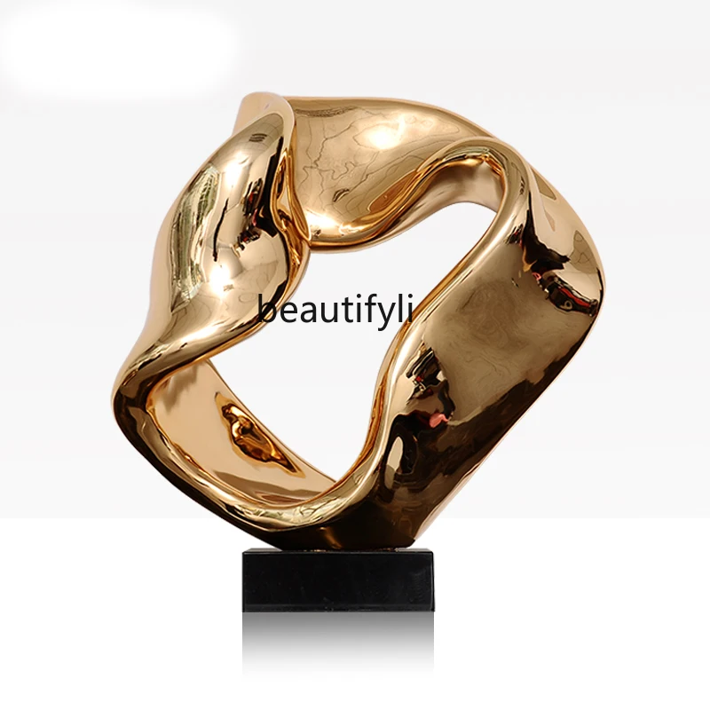 Chinese Art Accessories High-End Club Bar Sculpture Abstract Electroplating Floor Ornaments Model Room Soft Decoration
Chinese Art Accessories High-End Club Bar Sculpture Abstract Electroplating Floor Ornaments Model Room Soft Decoration