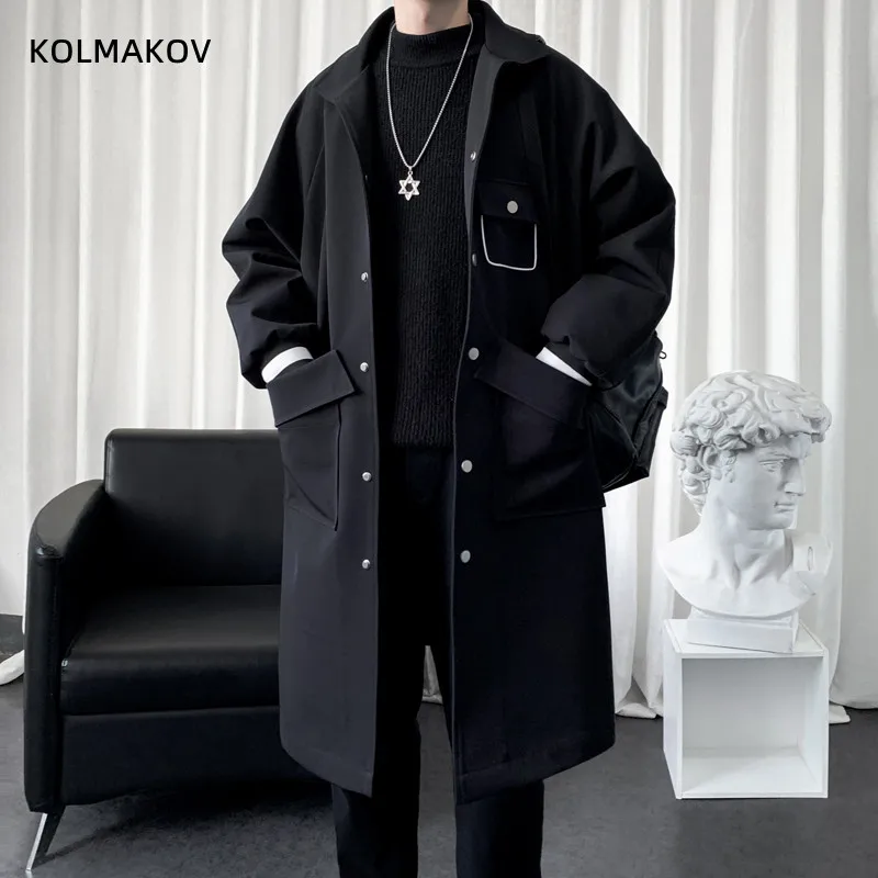 Новое поступление 2023, осеннее пальто, мужская куртка, модный тренчкот, весенние мужские повседневные длинные ветрозащитные куртки в полном размере
Новое поступление 2023, осеннее пальто, мужская куртка, модный тренчкот, весенние мужские повседневные длинные ветрозащитные куртки в полном размере