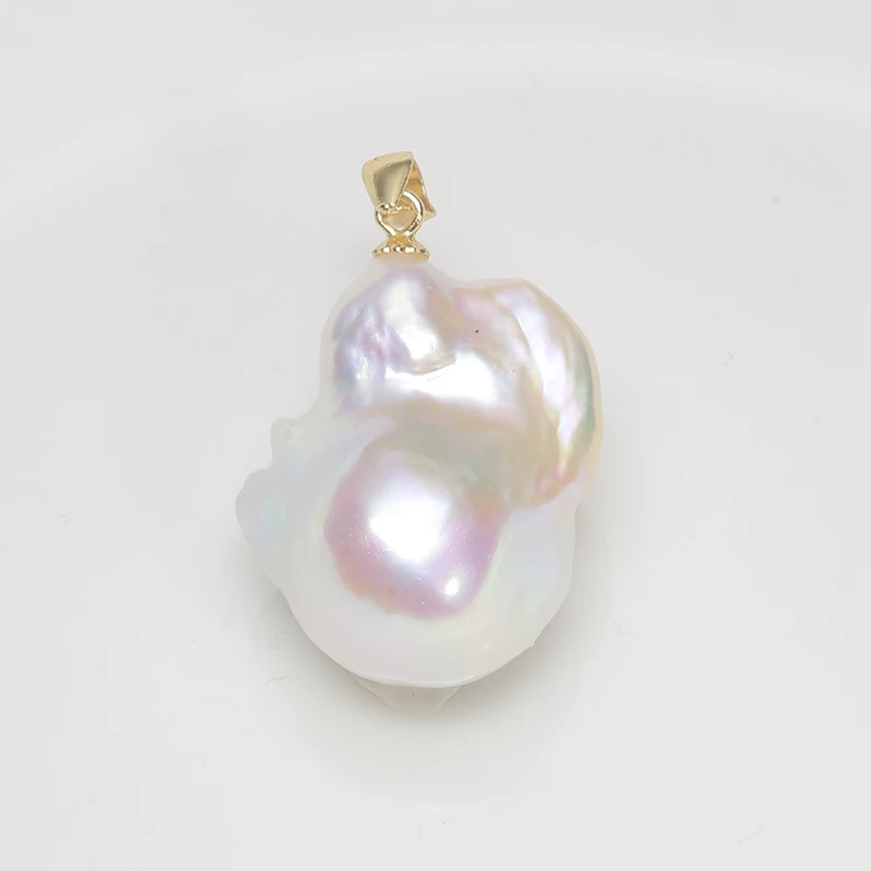 Jane jewelry handmade 100% Natural Freshwater Big Baroque irregular pearl pendant 925 silver sterling classic clasp 15-23mm PN
Jane jewelry handmade 100% Natural Freshwater Big Baroque irregular pearl pendant 925 silver sterling classic clasp 15-23mm PN