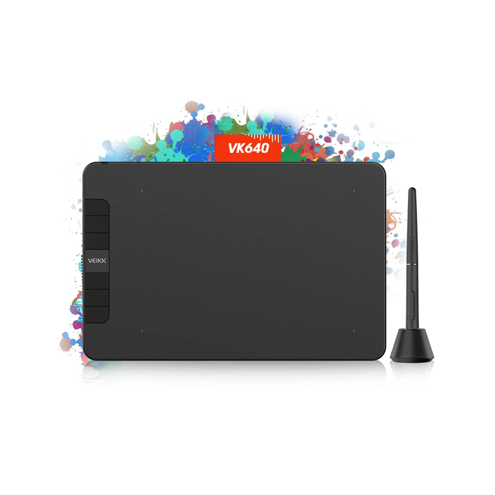 VEIKK VK640 6 X 4 Inch Professional OSU Tablet Digital Drawing Writing Pad Graphic Pen Tablet With Battery-Free Pen 8192 Levels
VEIKK VK640 6 X 4 Inch Professional OSU Tablet Digital Drawing Writing Pad Graphic Pen Tablet With Battery-Free Pen 8192 Levels