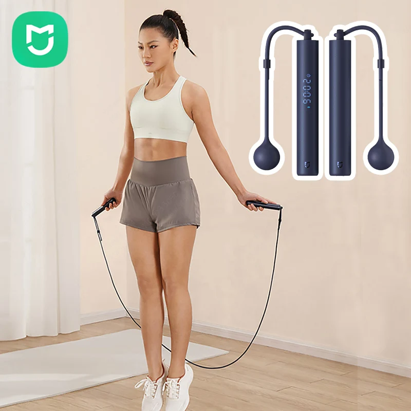 

MIJIA Xiaomi Smart Skipping Jump Rope Digital Counter with App Adjustable Calorie Calculation Sport Fitness Exercise Lose Weight