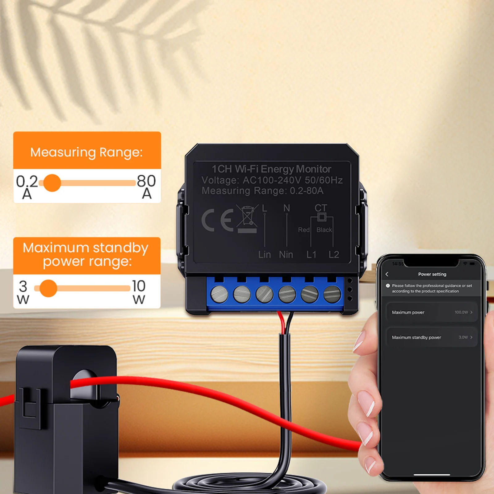 Беспроводной умный монитор мощности Tuya Smart Life ZigbeeWiFi, домашнее напряжение, ток, питание, пульт дистанционного управления
Беспроводной умный монитор мощности Tuya Smart Life ZigbeeWiFi, домашнее напряжение, ток, питание, пульт дистанционного управления