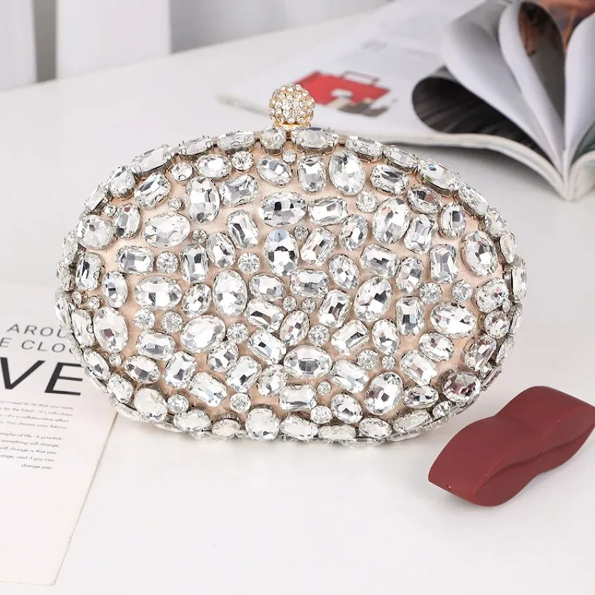 Golden Birthday Party Luxury Crystal Silver Diamond Evening Bags Women Party Purse Wedding Pink Bridal Boutique Clutch Bags
Golden Birthday Party Luxury Crystal Silver Diamond Evening Bags Women Party Purse Wedding Pink Bridal Boutique Clutch Bags