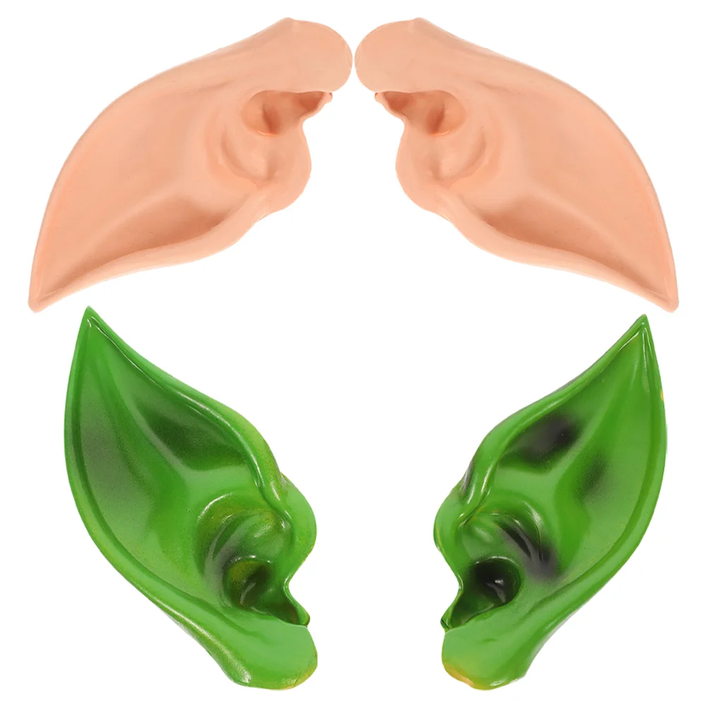 2 Pairs Elf Ears Masquerade Fairy Cosplay Accessories Halloween Makeup Costume Props
2 Pairs Elf Ears Masquerade Fairy Cosplay Accessories Halloween Makeup Costume Props