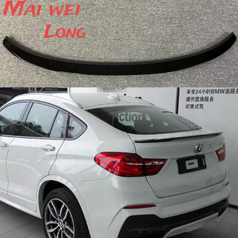 

For BMW F26 X4 Spoiler High Quality ABS Material Car Rear Wing Primer Color Rear Spoiler For BMW X4 F26 Spoiler 2015-2016