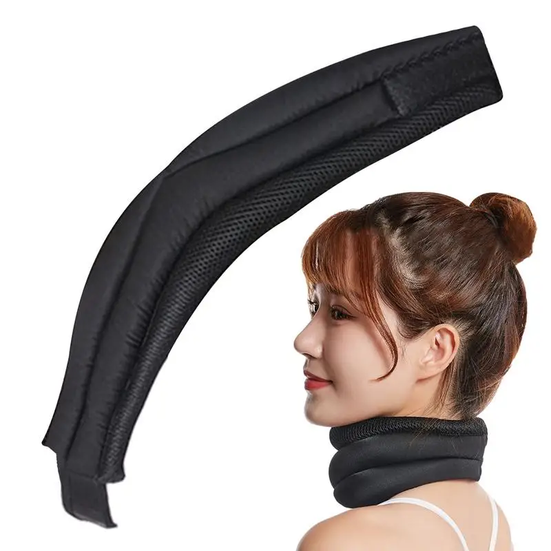 

Neck Brace Polyester Cervical Collar for Pain Relief and Pressure in Spine Adjustable Neck Support for Home Use and Sleeping