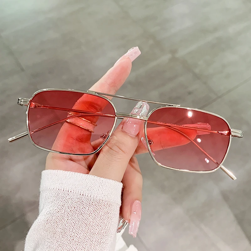 Fashion Square Pilot Sunglasses Women Men Classic Rectangle Metal Frame Candy Color Glasses UV400 Y2K Shades
Fashion Square Pilot Sunglasses Women Men Classic Rectangle Metal Frame Candy Color Glasses UV400 Y2K Shades