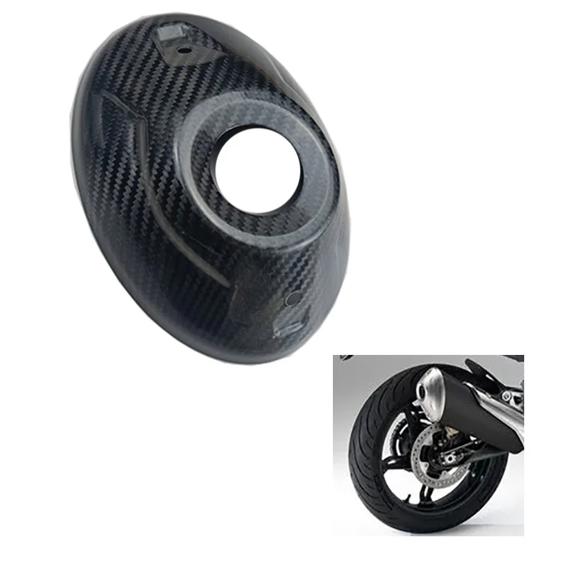 Motorcycle Exhaust Pipe Cover Carbon Pattern Anti-scald Cap Heat Shield Rustproof Shell Heat Shiled Cover Slip On For BMW G310R
Motorcycle Exhaust Pipe Cover Carbon Pattern Anti-scald Cap Heat Shield Rustproof Shell Heat Shiled Cover Slip On For BMW G310R