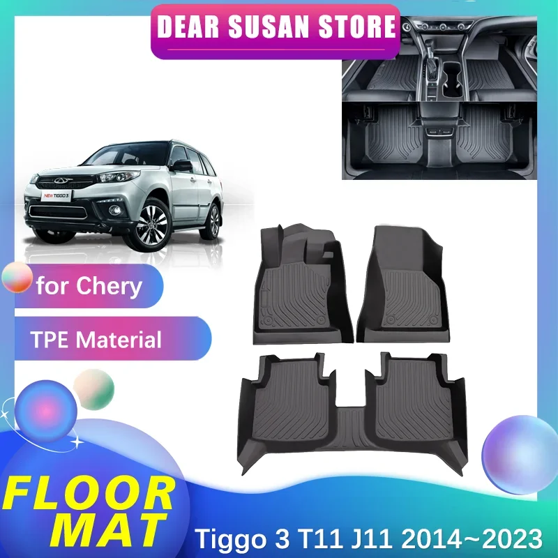 Car Floor Mat for Chery Tiggo 3 T11 FL J11 DR5 MVM X33 X33S 2014~2023 2015 Foot TPE Liner Carpet Pad Custom Cover Rug Accessorie
Car Floor Mat for Chery Tiggo 3 T11 FL J11 DR5 MVM X33 X33S 2014~2023 2015 Foot TPE Liner Carpet Pad Custom Cover Rug Accessorie