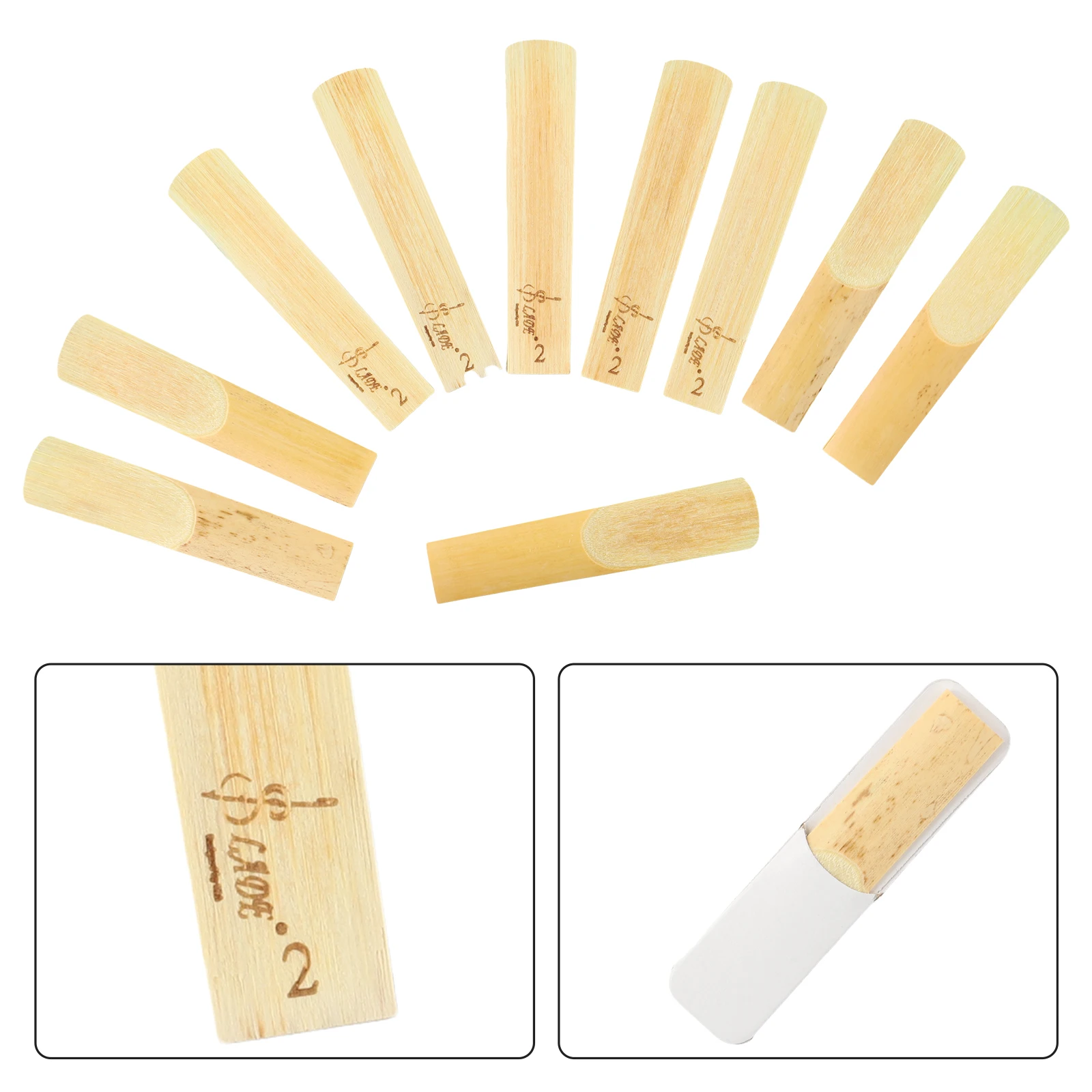 Sax Accessories Reeds Strength 2 2.5 3 Woodwind 10pcs For Tenor Sax Hardness 2/2.5/3 Instrument Clarinet Parts
Sax Accessories Reeds Strength 2 2.5 3 Woodwind 10pcs For Tenor Sax Hardness 2/2.5/3 Instrument Clarinet Parts