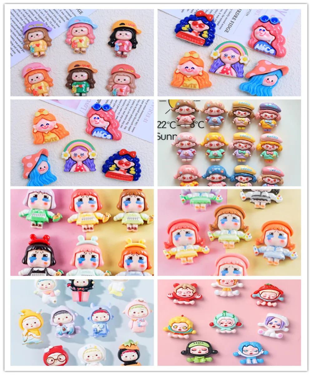 Kawaii Cartoon Girl Princess Flat Back Resin DIY Crafts Scrapbooking Cabochons Handmade Headwear Embellishments Accessories
Kawaii Cartoon Girl Princess Flat Back Resin DIY Crafts Scrapbooking Cabochons Handmade Headwear Embellishments Accessories