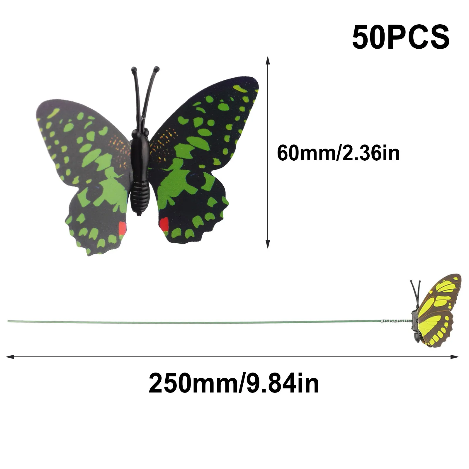 Garden Decor Butterfly Stakes Lifelike Patio 50PCS Art Pot Varied Colourful Waterproof Wedding Decor Yard Garden
Garden Decor Butterfly Stakes Lifelike Patio 50PCS Art Pot Varied Colourful Waterproof Wedding Decor Yard Garden