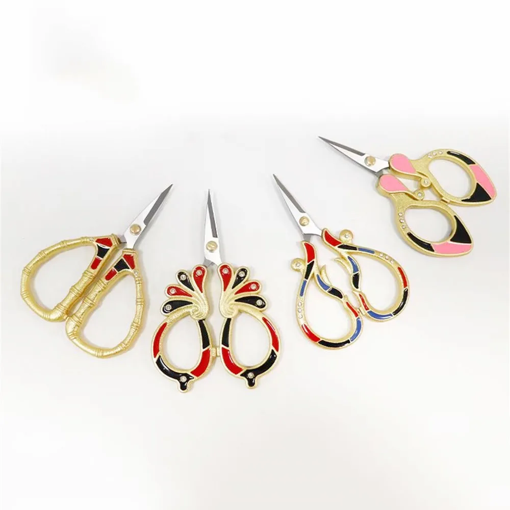 Vintage European Style Scissors Stainless Steel for Cross Stitch Cutting Embroidery Sewing Handcraft Craft Art Work DIY Tool
Vintage European Style Scissors Stainless Steel for Cross Stitch Cutting Embroidery Sewing Handcraft Craft Art Work DIY Tool