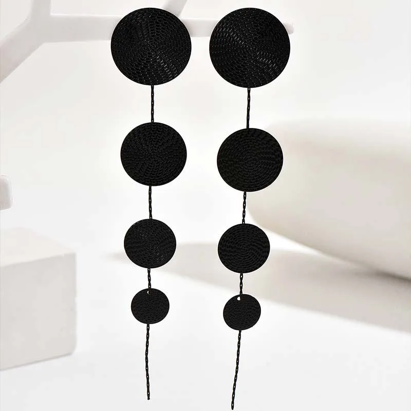 Fashion Gold Color Circular Pendant Earrings For Women Exaggerated Metal Long Tassel Round Geometric Earrings Jewelry Gifts 8 Mallzona S6810698bc53b47f2928823b7a414db168 Fashion Gold Color Circular Pendant Earrings For Women Exaggerated Metal Long Tassel Round Geometric Earrings Jewelry Gifts Mallzona