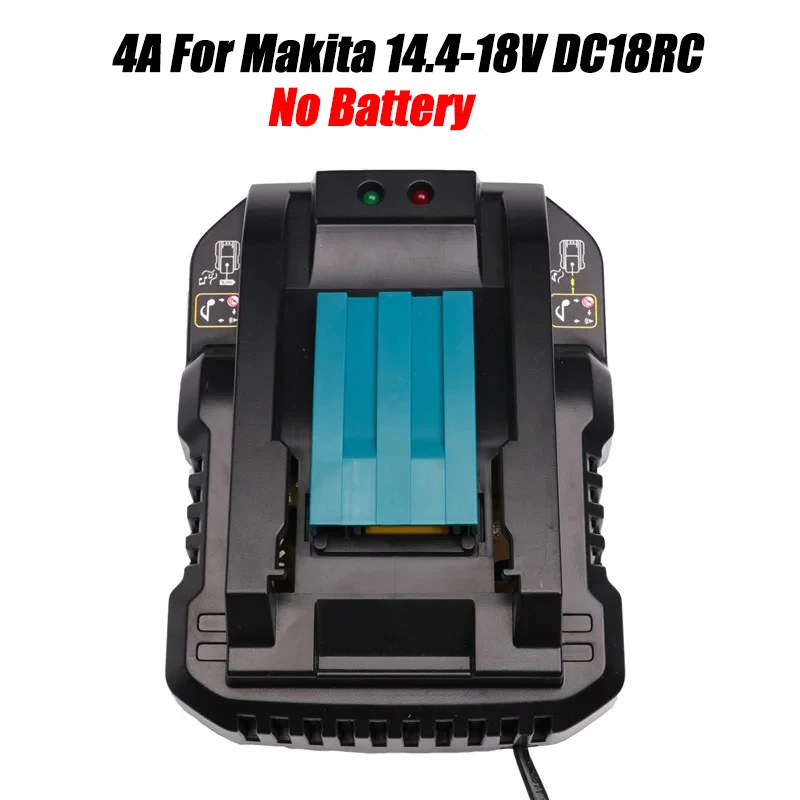 Зарядное устройство для литий-ионных аккумуляторов Makita 14,4-18 в 4A DC18RC BL1860 BL1840 BL1830 BL1820 BL1415 BL1440 
Зарядное устройство для литий-ионных аккумуляторов Makita 14,4-18 в 4A DC18RC BL1860 BL1840 BL1830 BL1820 BL1415 BL1440