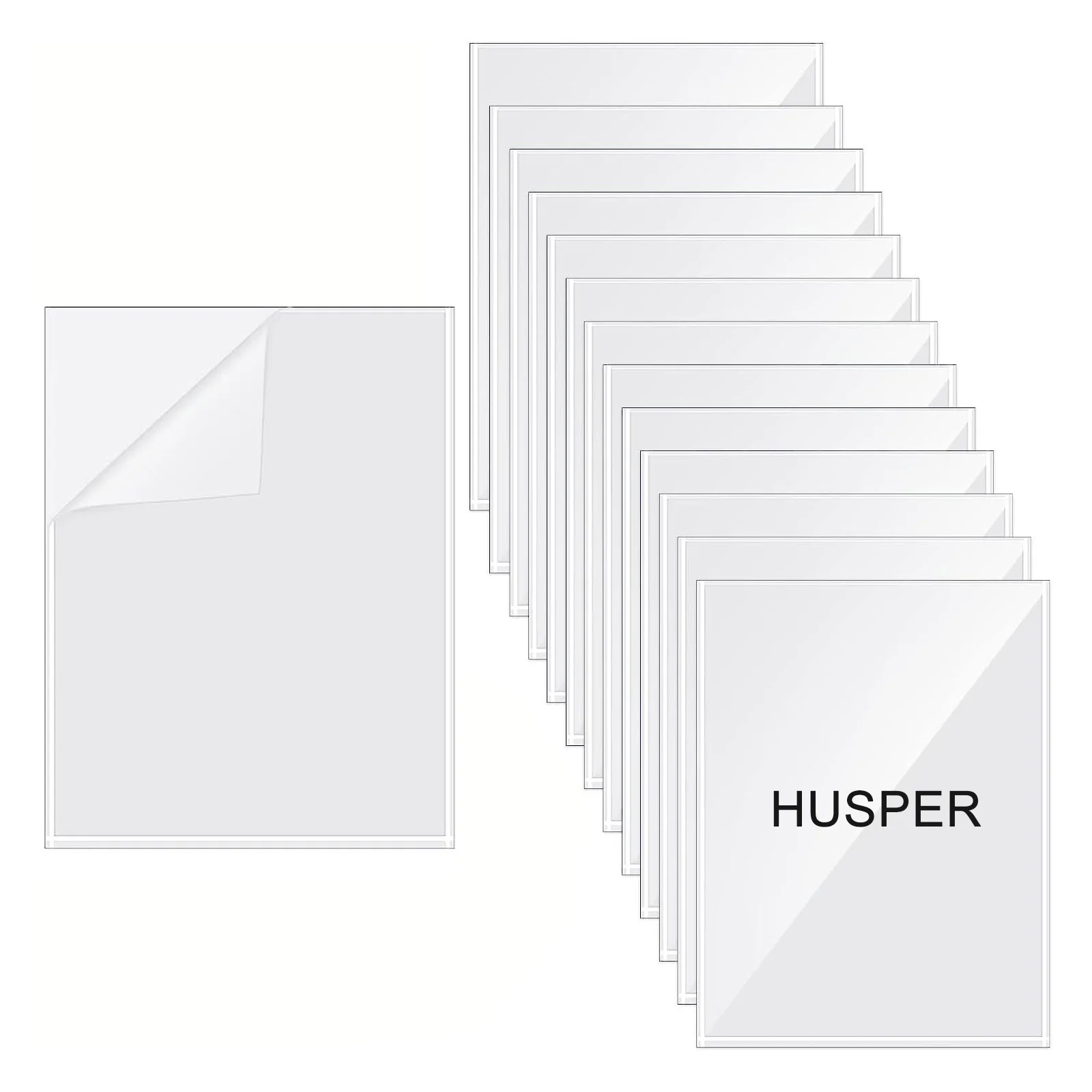50 PCS Self-Adhesive Laminating Sheets, 2.9 x 4.1 Inches Clear TransparentLaminating Sheets No Machine Needed
50 PCS Self-Adhesive Laminating Sheets, 2.9 x 4.1 Inches Clear TransparentLaminating Sheets No Machine Needed