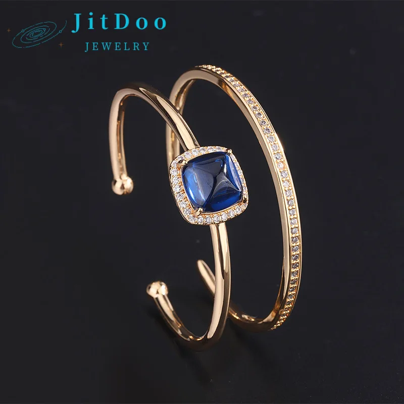 JitDoo 12*12 Inlaid Zircon Delicate Imitation Ruby Sapphire Bracelet for Women Luxury Elegant Banquet Party Fine Jewelry Gift
JitDoo 12*12 Inlaid Zircon Delicate Imitation Ruby Sapphire Bracelet for Women Luxury Elegant Banquet Party Fine Jewelry Gift