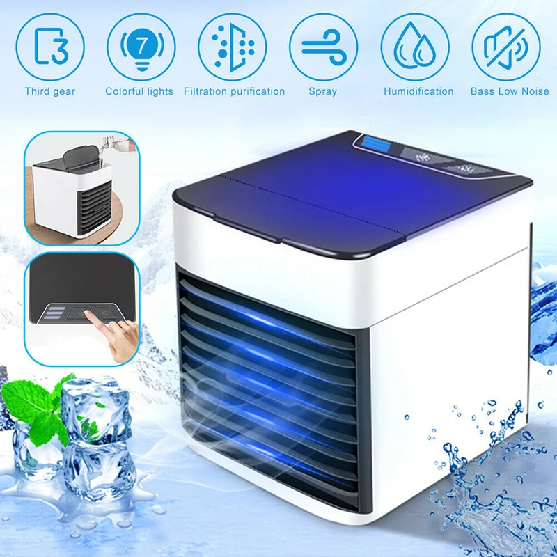 Xiaomi Mini Air Conditioner Portable Air Cooler Home 7 Colors LED USB Cooler Fan Air Cooling Fan
Xiaomi Mini Air Conditioner Portable Air Cooler Home 7 Colors LED USB Cooler Fan Air Cooling Fan