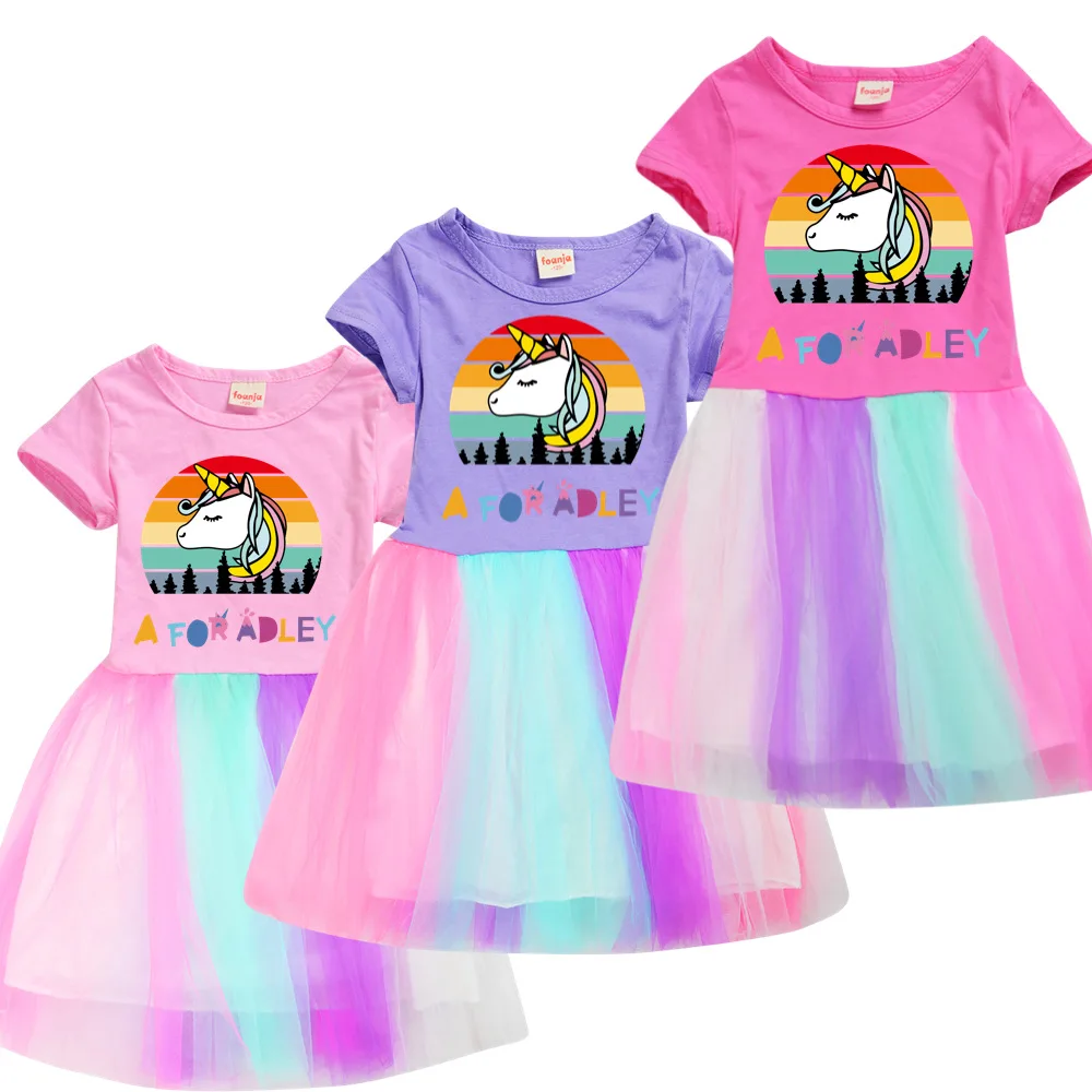 New Kids Clothes Summer Dress Girl Cotton Fashion A FOR ADLEY Print Dress Baby Girls Birthday party Teenage Princess Costume
New Kids Clothes Summer Dress Girl Cotton Fashion A FOR ADLEY Print Dress Baby Girls Birthday party Teenage Princess Costume