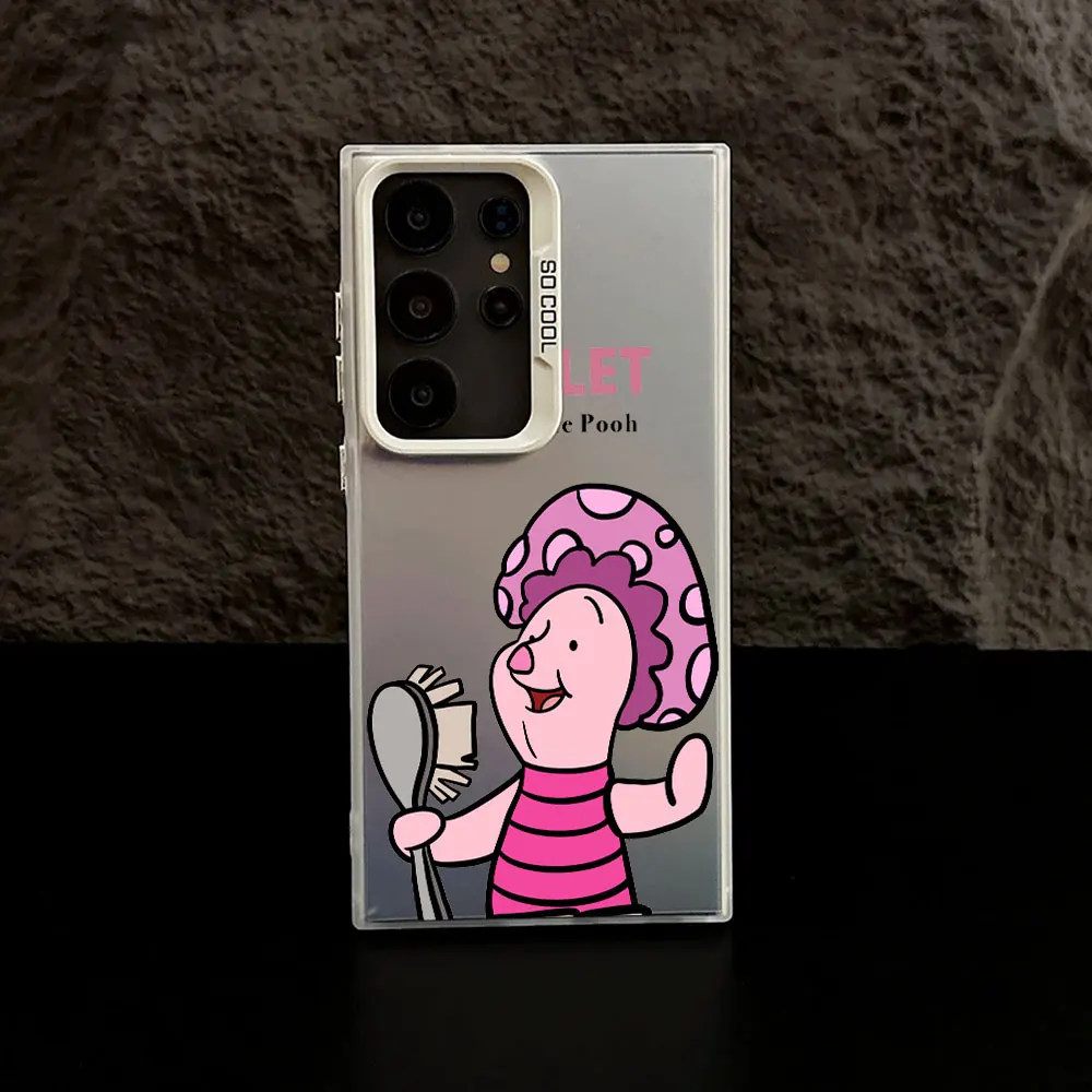 Cartoon Winnies The Pooh Piglet S25 Case For Samsung S25 S24 Ultra Carcasa For Galaxy S23 S22 S21 FE S20 Ultra Plus Phone Cover Cartoon Winnies The Pooh Piglet S25 Case For Samsung S25 S24 Ultra Carcasa For Galaxy S23 S22 S21 FE S20 Ultra Plus Phone Cover