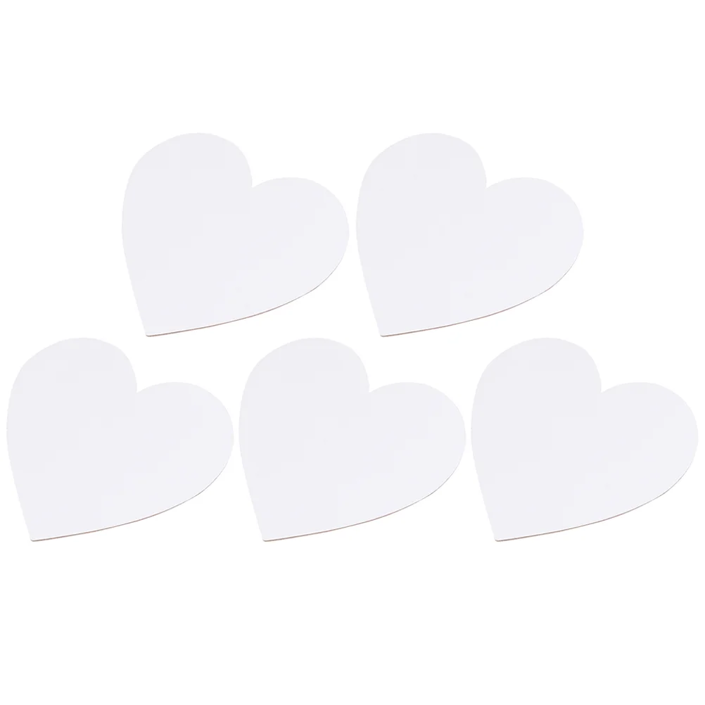 

Canvas Kids Drawing Pad Drawing Panel Heart White Boards Kids Blank Sketchpad Oil Canvases Artist Shape Set Plate For Paintings