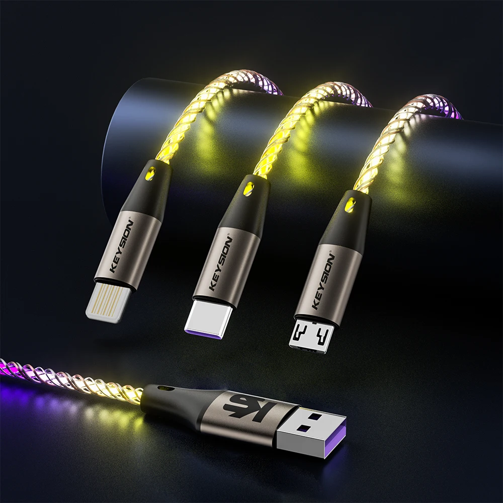 Cable USB 3 en 1 con luz LED RGB gradiente de luz Micro USB Cable tipo C Cable de carga rápida para iPhone Samsung Xiaomi OPPO 13 Cable USB 3 en 1 con luz LED RGB Cable USB 3 en 1 con luz LED RGB gradiente de luz Micro USB Cable tipo C Cable de carga rápida para iPhone Samsung Xiaomi OPPO » Cable USB 3 en 1 con luz LED RGB
