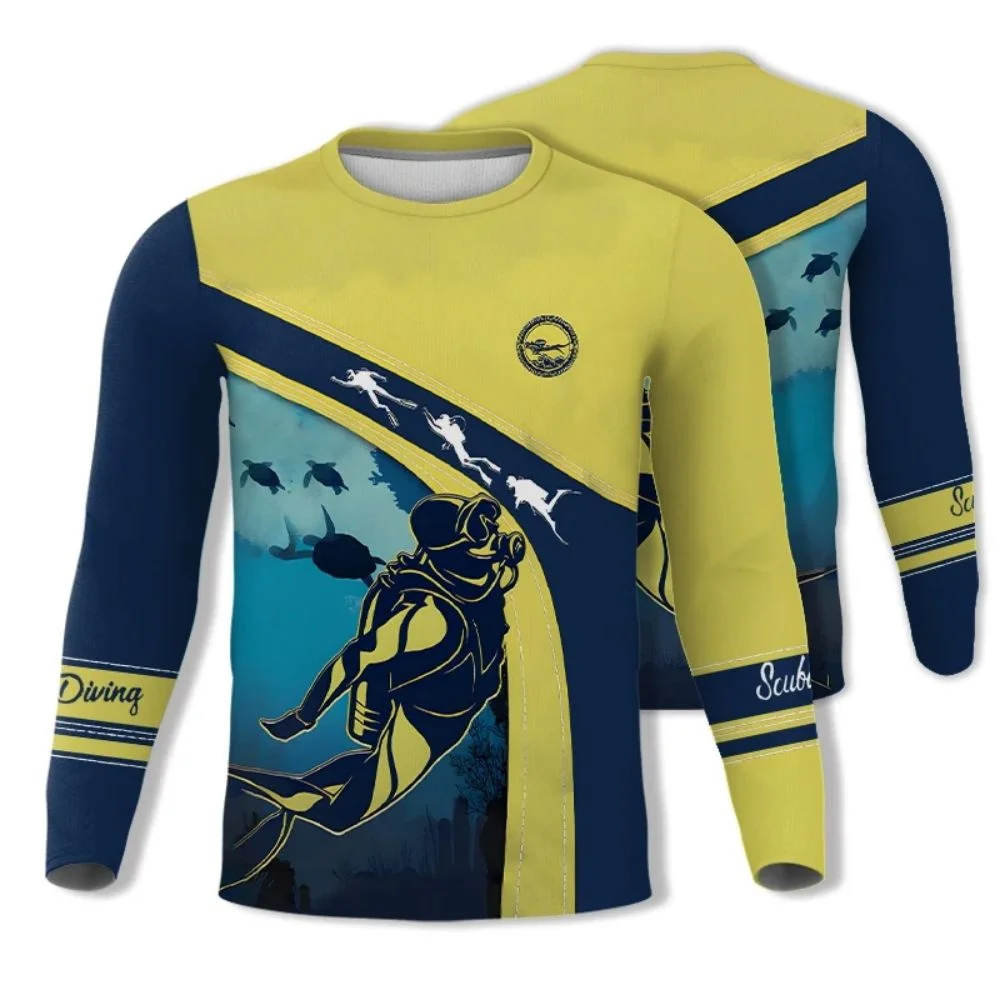 New Diving T Shirts For Men Cotton T-Shirts Oversized Long Sleeve Tops Spring Clothing Casual Diving Clothing Men's Shirt Tees
New Diving T Shirts For Men Cotton T-Shirts Oversized Long Sleeve Tops Spring Clothing Casual Diving Clothing Men's Shirt Tees