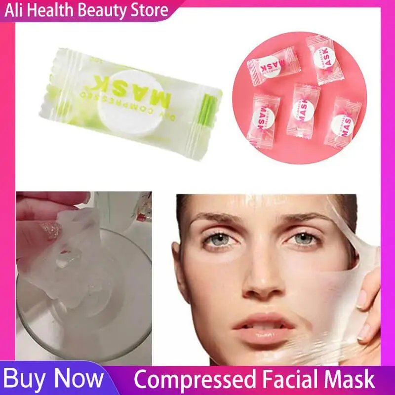 

30pcs/Set Disposable Compressed Facial Mask Portable Travel Non-woven Face Mask Skin Care Cotton Wrapped Masks Paper