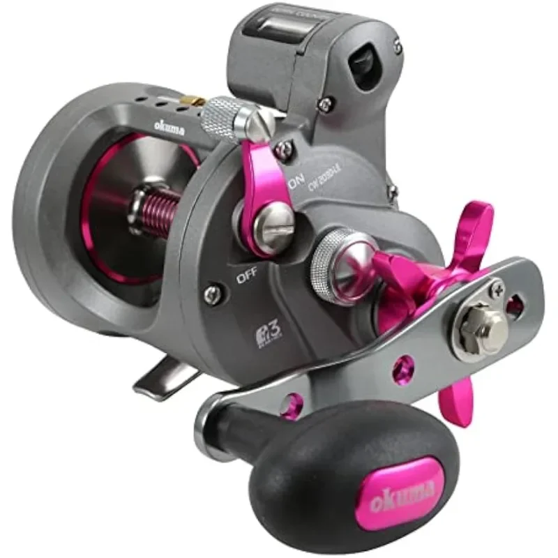 

Okuma Coldwater Lightweight Graphite Round Trolling Reel Ladies Edition