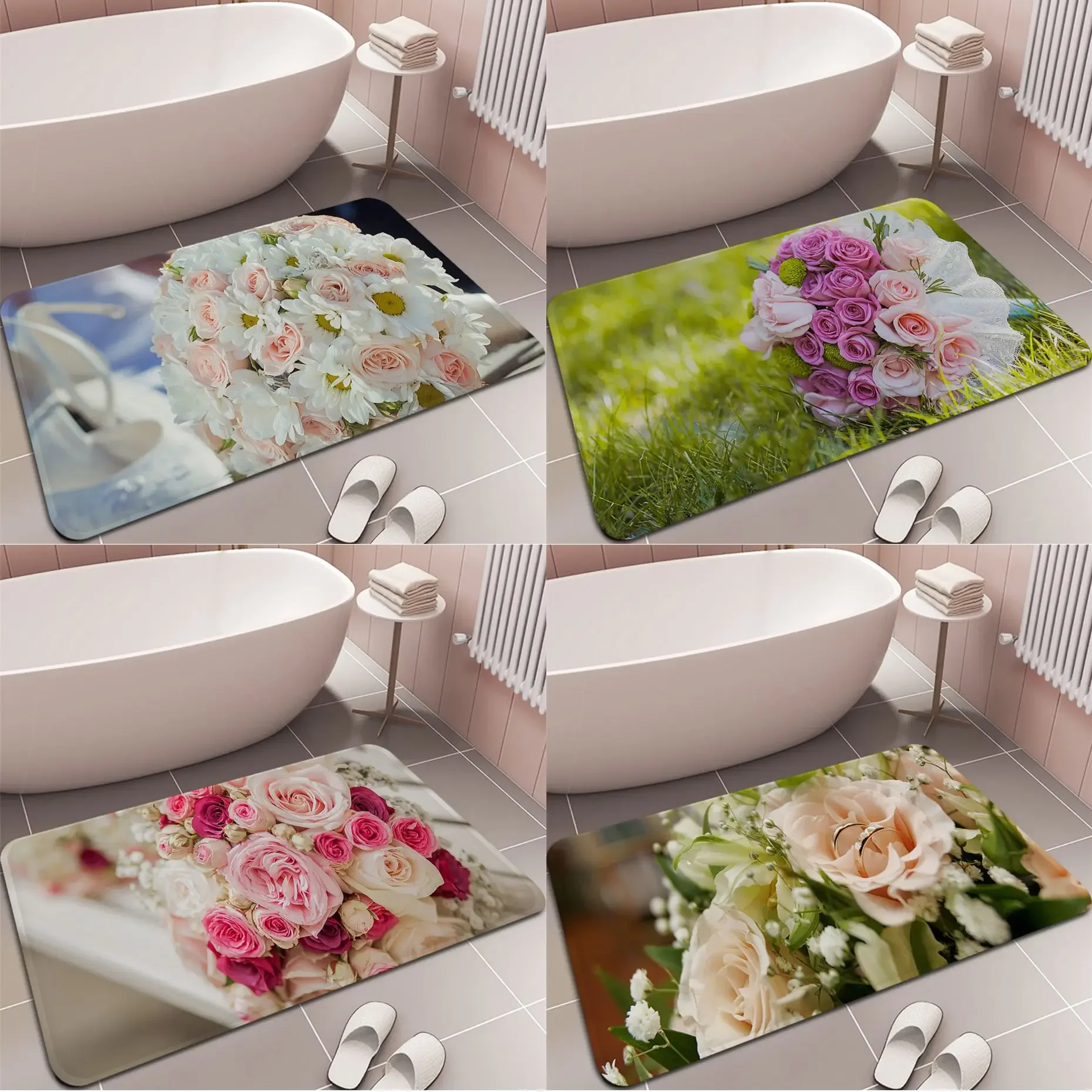 Wedding Flower Ball Printed Flannel Floor Mat Bathroom Decor Carpet Non-Slip For Living Room Kitchen welcome Doormat
Wedding Flower Ball Printed Flannel Floor Mat Bathroom Decor Carpet Non-Slip For Living Room Kitchen welcome Doormat
