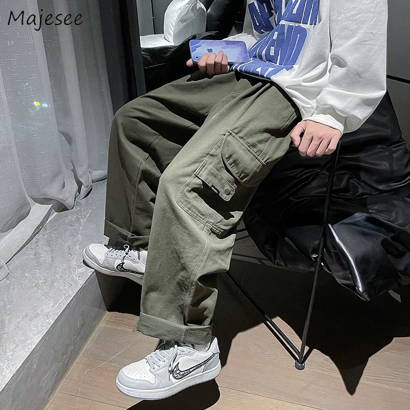 Casual Pants Men Cargo Trouser Multi Pockets All-match High Street Retro Japanese Fashion Popular Ins Harajuku Teens Simply Cool
Casual Pants Men Cargo Trouser Multi Pockets All-match High Street Retro Japanese Fashion Popular Ins Harajuku Teens Simply Cool
