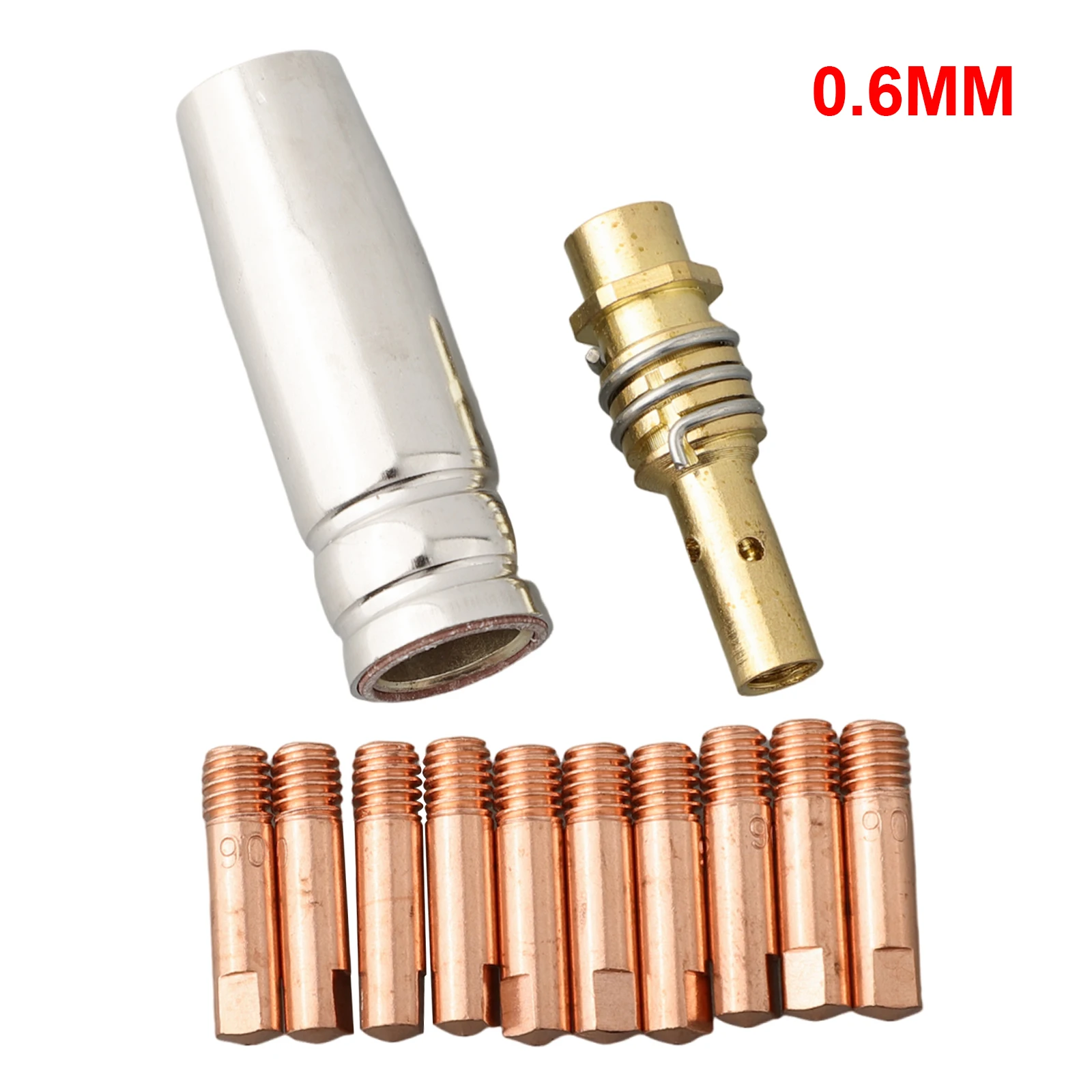 Nozzle Contacts Accessories Brackets M6x25mm Tip MB15 MIG Replace Shroud Tips 0.6/0.8/1.0mm 12pcs High Quality
Nozzle Contacts Accessories Brackets M6x25mm Tip MB15 MIG Replace Shroud Tips 0.6/0.8/1.0mm 12pcs High Quality