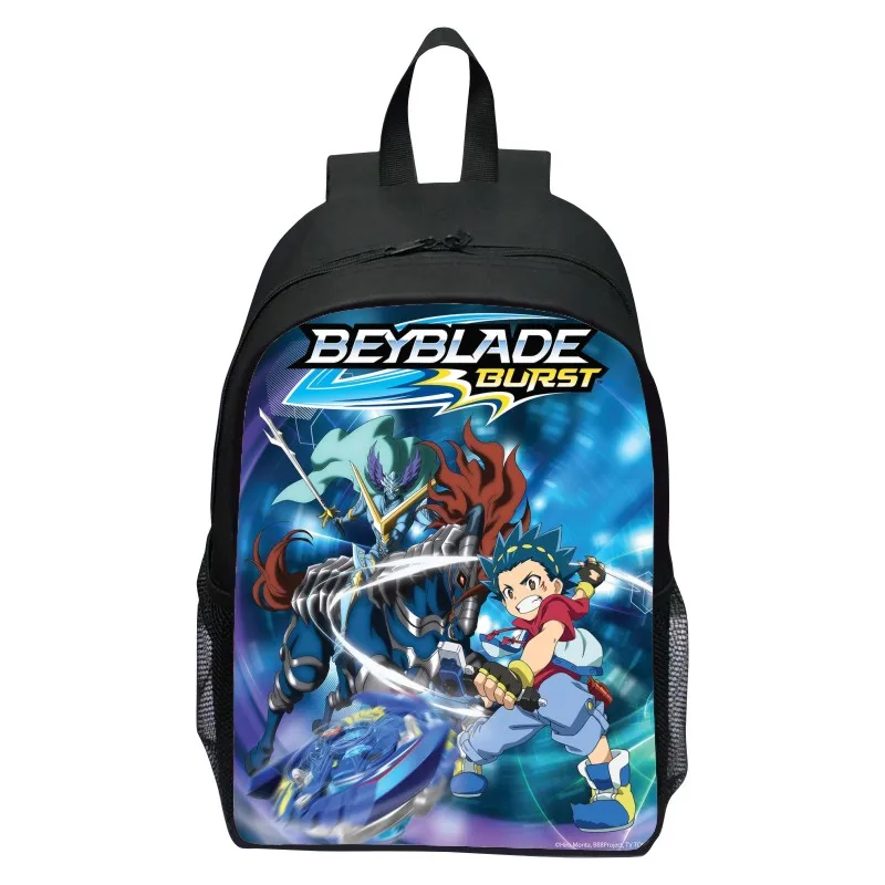 

Школьный ранец Beyblade Butrst для мальчиков и девочек, аниме рюкзак с мультяшным рисунком, дорожная сумка, модный студенческий портфель с 3D рисунком для книг