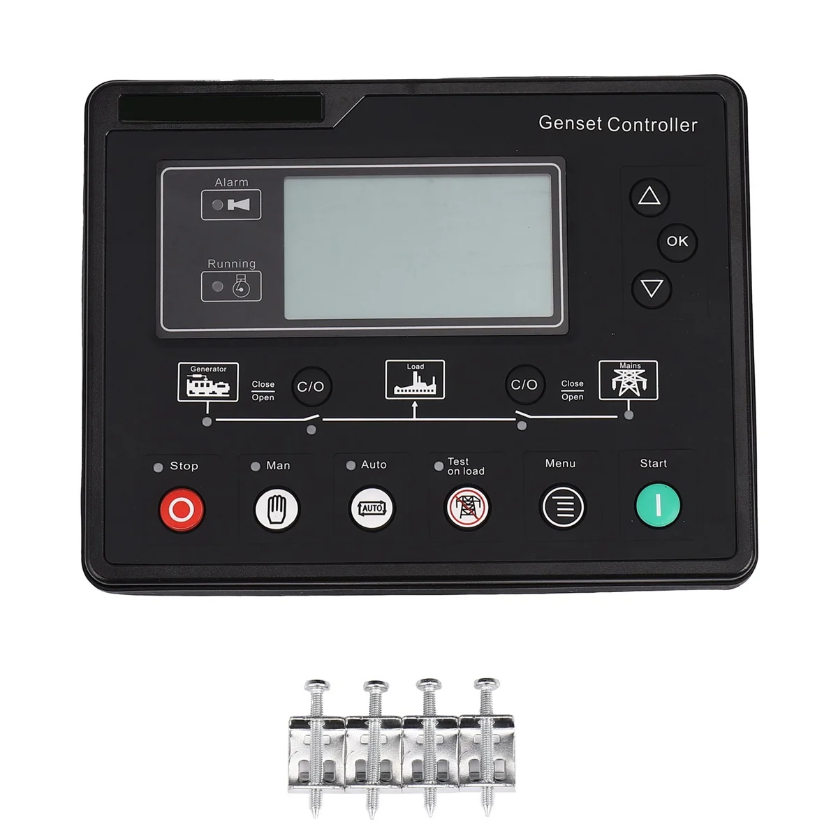 6120U AMF Generator Set Controller LCD Automatic Start Genset Ats Control Box Terminal Charge Panel Alternator Part 6120
6120U AMF Generator Set Controller LCD Automatic Start Genset Ats Control Box Terminal Charge Panel Alternator Part 6120