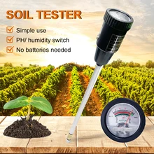 Handheld Soil Moisture PH Meter Acidity Humidity Tester Metal Sensor Probe 3~8ph No Battery Hygrometer for Planting Garden Tool
Handheld Soil Moisture PH Meter Acidity Humidity Tester Metal Sensor Probe 3~8ph No Battery Hygrometer for Planting Garden Tool