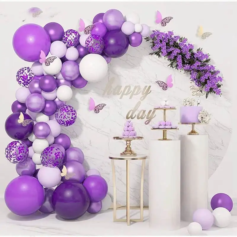 Purple Pink Balloons garland Arch Kit Macaroon Latex Ballons Wedding Birthday Party Decor Kids Adult Girl Baby Shower Ballon
Purple Pink Balloons garland Arch Kit Macaroon Latex Ballons Wedding Birthday Party Decor Kids Adult Girl Baby Shower Ballon