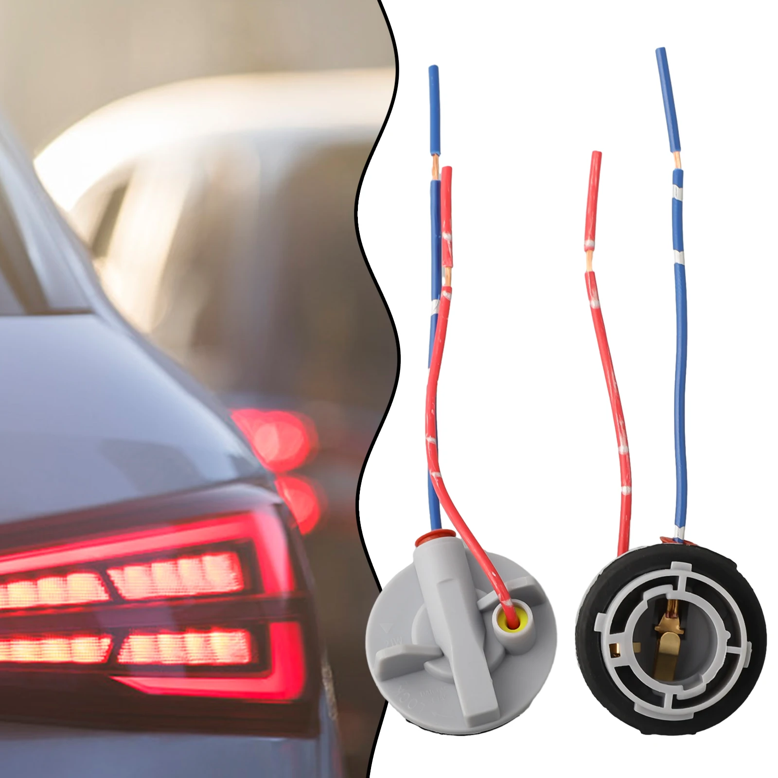 2x Bulb Holder Connector For Indicator Stop Tail Brake Light BA15S 1156 382 Indicator Stop Tail Brake Light Base
2x Bulb Holder Connector For Indicator Stop Tail Brake Light BA15S 1156 382 Indicator Stop Tail Brake Light Base