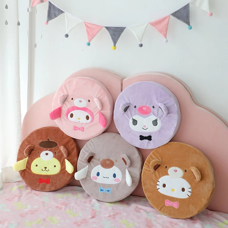 Подушка для офисного стула Kuromi My Melody с круглыми искусственными татами в японском стиле
Подушка для офисного стула Kuromi My Melody с круглыми искусственными татами в японском стиле