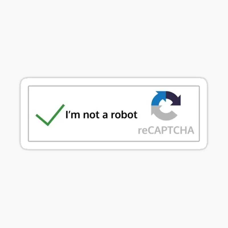 I'm not a robot Sticker for Laptop Decor Bedroom Car Cute Cartoon Art Fashionable Public Suitcase
I'm not a robot Sticker for Laptop Decor Bedroom Car Cute Cartoon Art Fashionable Public Suitcase