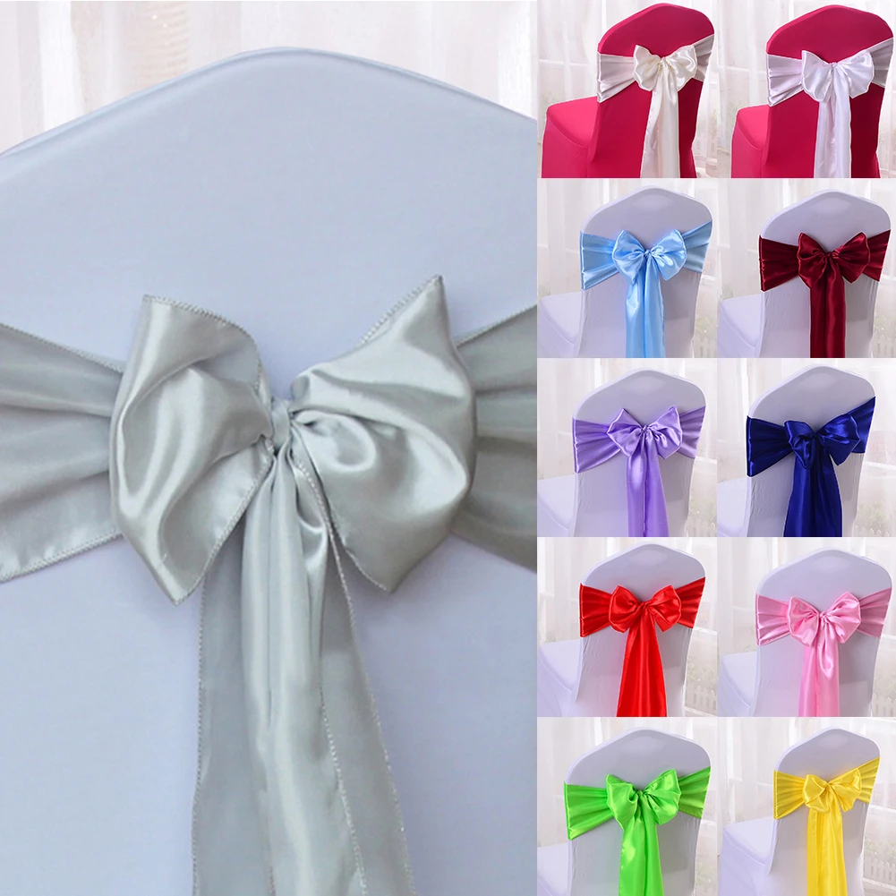 10Pcs Chair Sashes Satin Chair Cover Bands For Wedding Party Banquet Event Country Wedding Chair Decoration
10Pcs Chair Sashes Satin Chair Cover Bands For Wedding Party Banquet Event Country Wedding Chair Decoration