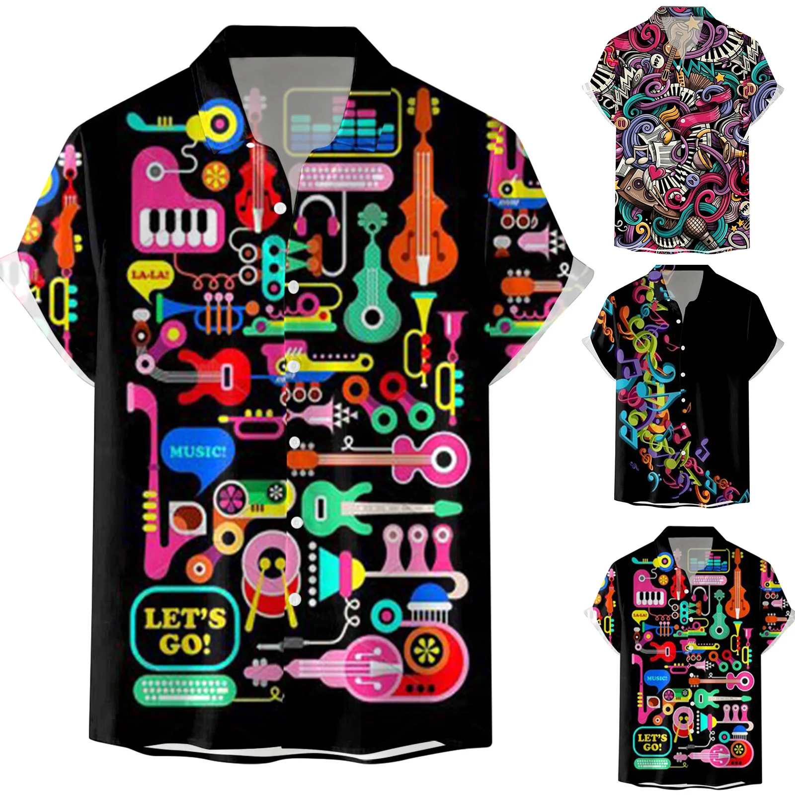 Mens Fashion And Leisure 3D Digital Printing Button Lapel Short Sleeve Shirt Handsome Men Korean Fashion Art 3d Digital Print
Mens Fashion And Leisure 3D Digital Printing Button Lapel Short Sleeve Shirt Handsome Men Korean Fashion Art 3d Digital Print