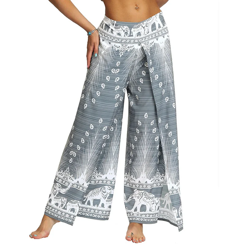 Women's Indian Dress, Sari Wide Leg Pants, Bohemian Ethnic Style Beach Flowers, Thai Sari Loose Pants, Pakistani Clothing
Women's Indian Dress, Sari Wide Leg Pants, Bohemian Ethnic Style Beach Flowers, Thai Sari Loose Pants, Pakistani Clothing