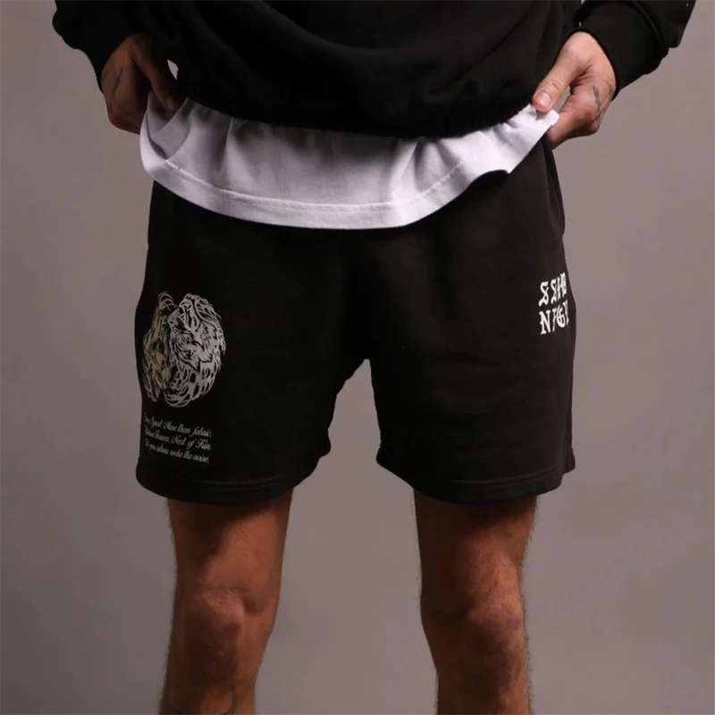 Men's Shorts New Summer Sports Fitness Cotton Printed Five Point Pant Outdoor Running Training Bodybuilding Stretch Beach Pants
Men's Shorts New Summer Sports Fitness Cotton Printed Five Point Pant Outdoor Running Training Bodybuilding Stretch Beach Pants