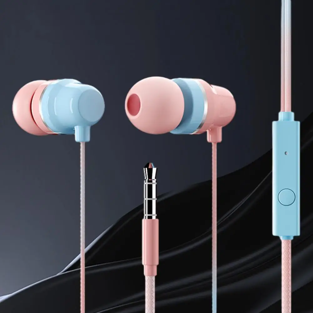 

Stereo Earphone Waterproof Sports Headphones with Dynamic Driver for Distortion-free Stereo Sound Wired Earphones with Cable